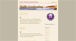 Desktop Screenshot of daily.awakenlight.org